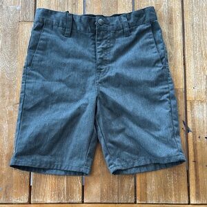 Volcom Charcoal Flat Front Shorts